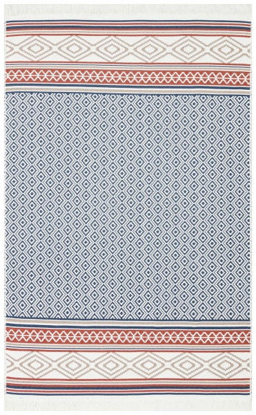 Килим Ekohali Arya AR 26 Navy Beige 160x230 см двосторонній 