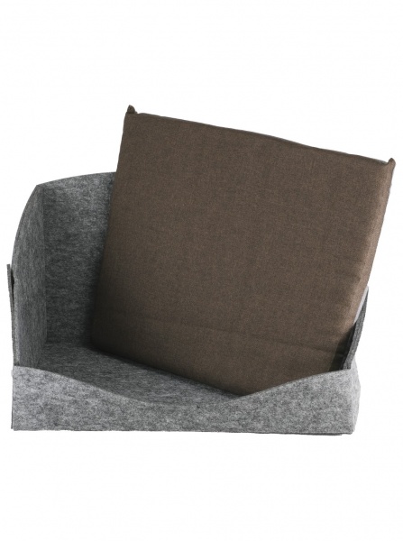 Лежак FX home Еверест 52Х45Х32 см сірий