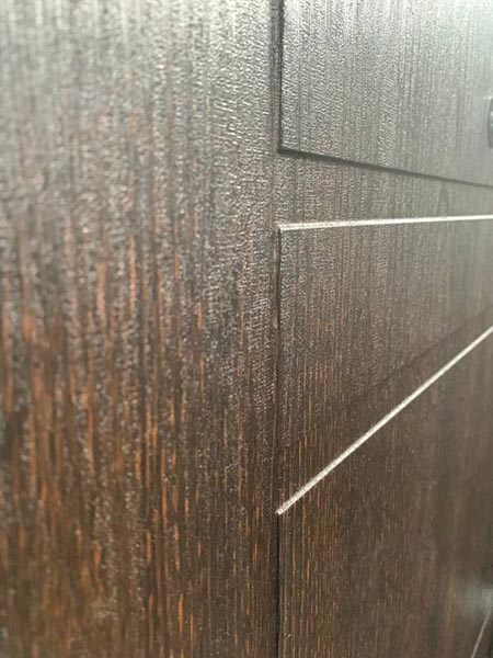 Дверь входная Министерство дверей Оптима 09 венге структурный 2050х860 мм правая