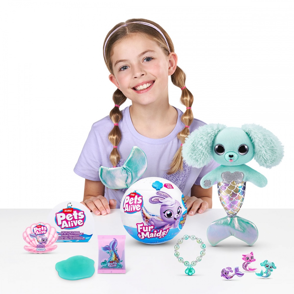 Интерактивный игровой набор Pets & Robo Alive серии Furmaids – Щенок Даззи 9555D