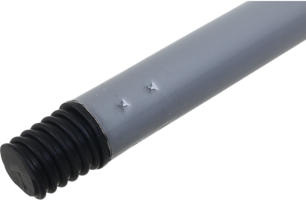 Ручка для швабры UP! (Underprice) металлическая с резьбой и колпачком 110 см серая