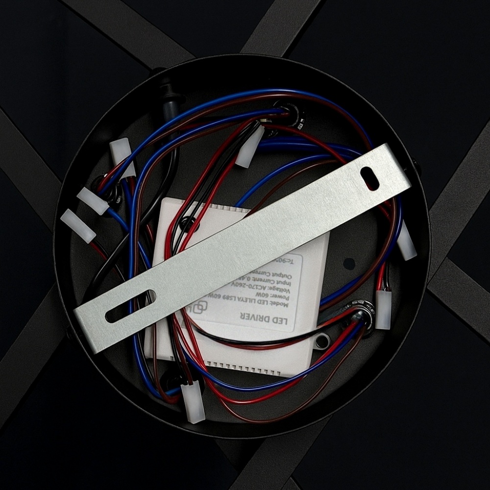 Люстра підвісна LIGHT SET LILEYA LS89 4x60 Вт чорний