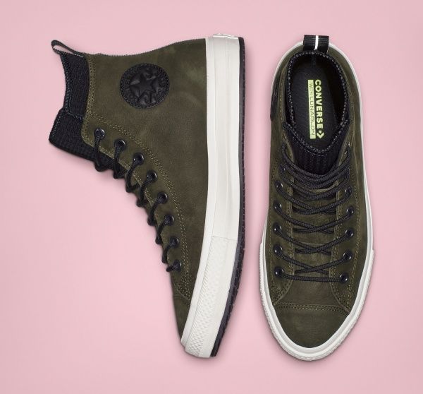 Кеды Converse CTAS WP BOOT HI UTILITY 162408C р. US 7,5 зеленый