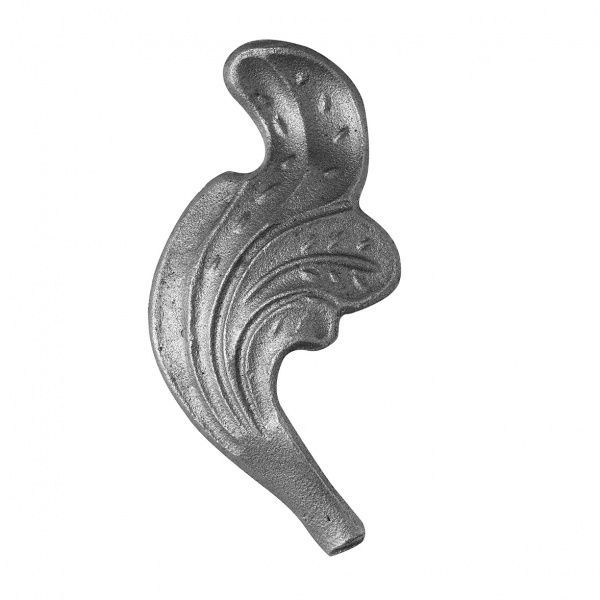 Декоративна вставка Укрітарм Листочок лівий 120х55 мм 2118L