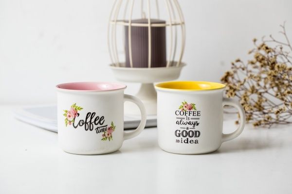 Чашка Flowers Yellow 350 мл Fiora