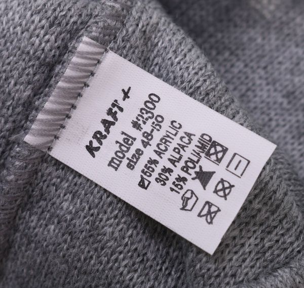 Шапочка детская для девочки Kraft+ 1001 р.48-50 серый меланж 