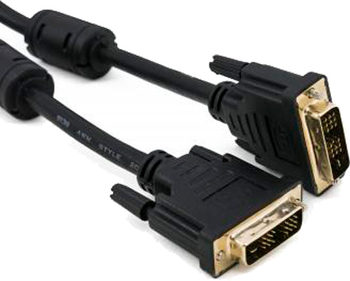 Кабель EXTRADIGITAL DVI-D Single Link 28 AWG PVC 2xFerrites 3 м чорний (KBD1638) 