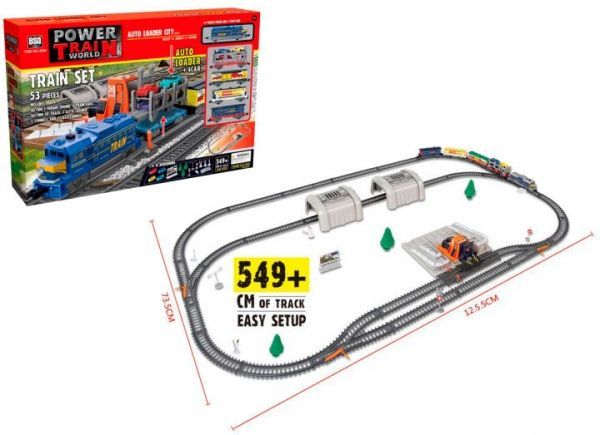 Игровой набор Maya Toys Железная дорога с машинками 2084