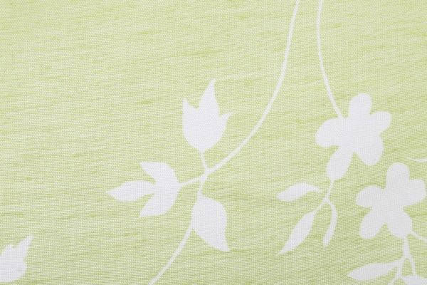 Ткань тюлевая Декостиль w628 1270/21 салатовый с принтом 