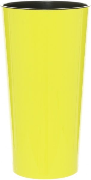 Горшок пластиковый Lamela Лилия круглый 29,4л лимонный (536) 