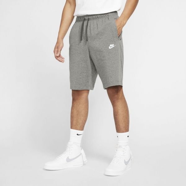 Шорты Nike M NSW CLUB SHORT JSY BV2772-063 р. S серый