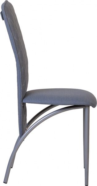 Стілець обідній Nowy Styl ALICE ALU (BOX-4) (CH) GD-55 блакитний/алюміній