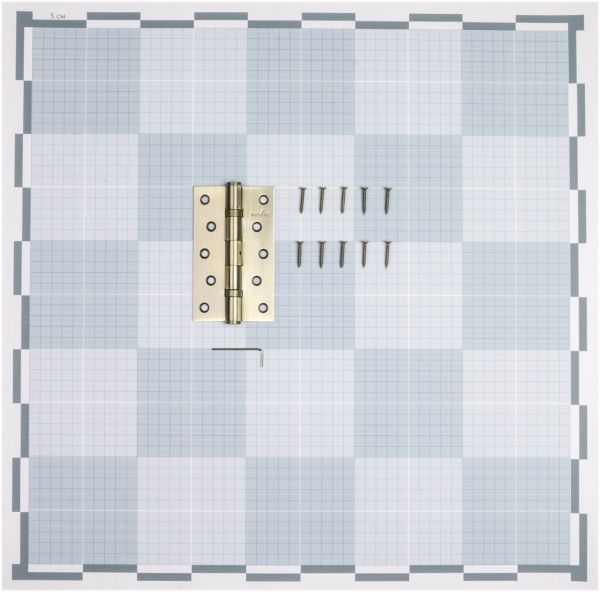 Петля универсальная  MVM HE-120 AB 125x75x3 мм старая бронза