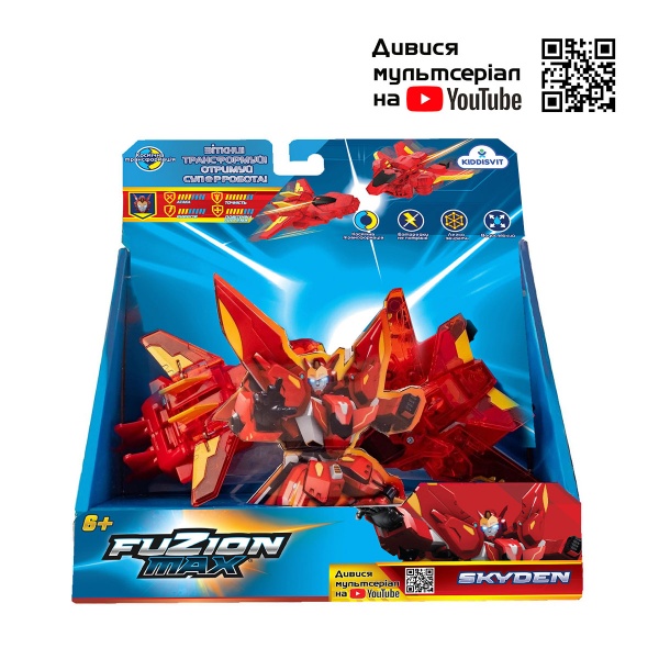 Игровой набор Fuzion Max Самолеты-трансформеры Скайден 1:32 54001