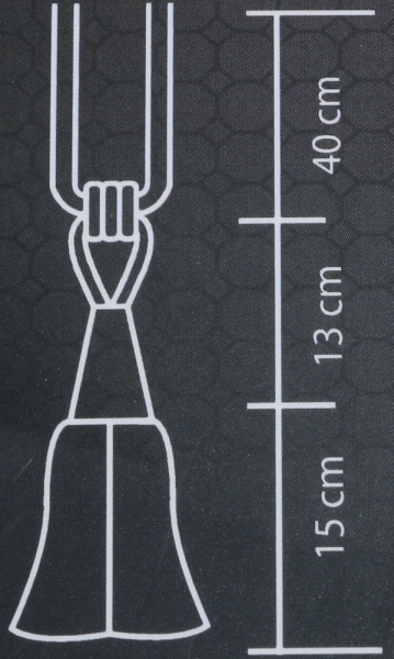 Подхват для штор 2018-52-K-177 графит Majestic