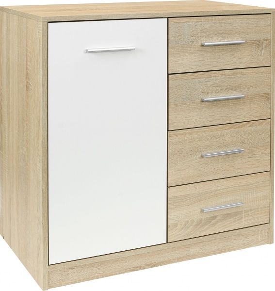 Комод Belveder BL27 дуб сонома/дуб сономабілий 