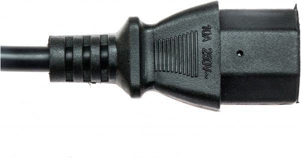 Кабель EMT IEC C13 – Schuko 1.8 м чорний (4-0051)  