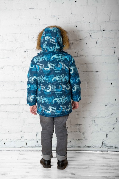 Куртка детская для мальчиков JOIKS р.110 синий B-100/110 