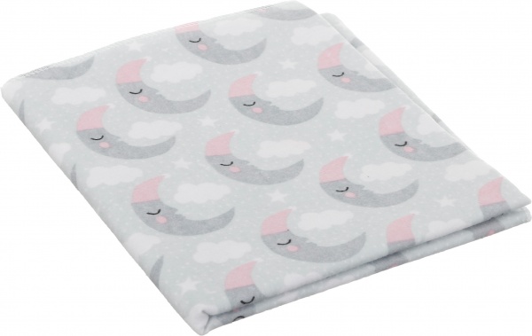 Пеленка Luna Kids Moon 90x90 см серый 
