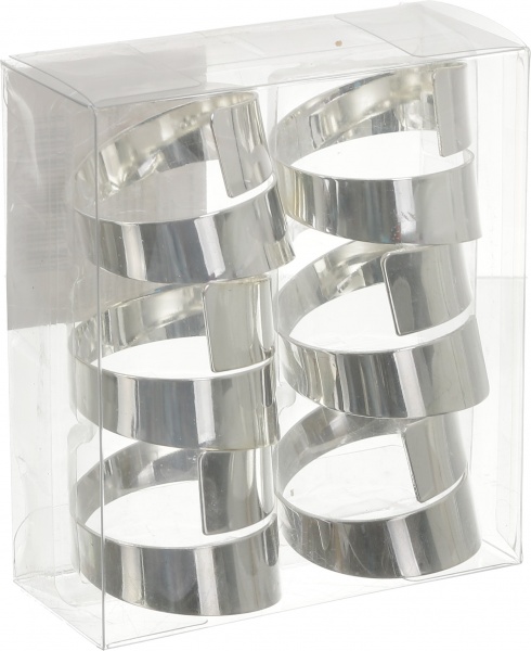 Набор колец для салфеток Siver Ring 15,2х11,8х5 см 6 шт