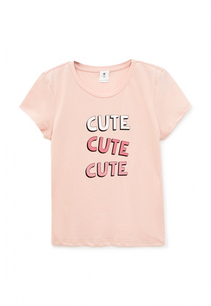 Футболка для дівчаток Роза р.146 пудра 210120 