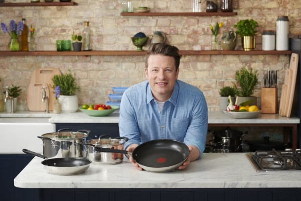 Кастрюля Jamie Oliver Home Cook 24 см 5,4 л E3184655 Tefal