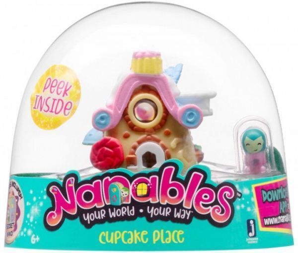 Игровой набор Jazwares Nanables Small House Город сладостей Кондитерская лучшие капкейки (NNB0010) 