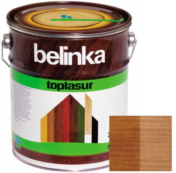 Краска-лазурь Belinka Toplasur 17 тик полуглянец 2,5 л