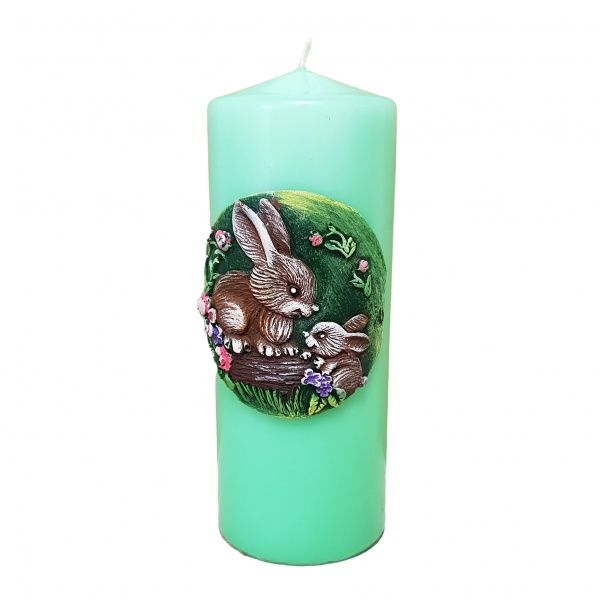 Свечи Пасхальный зайчик 70х180 мм Pako-If