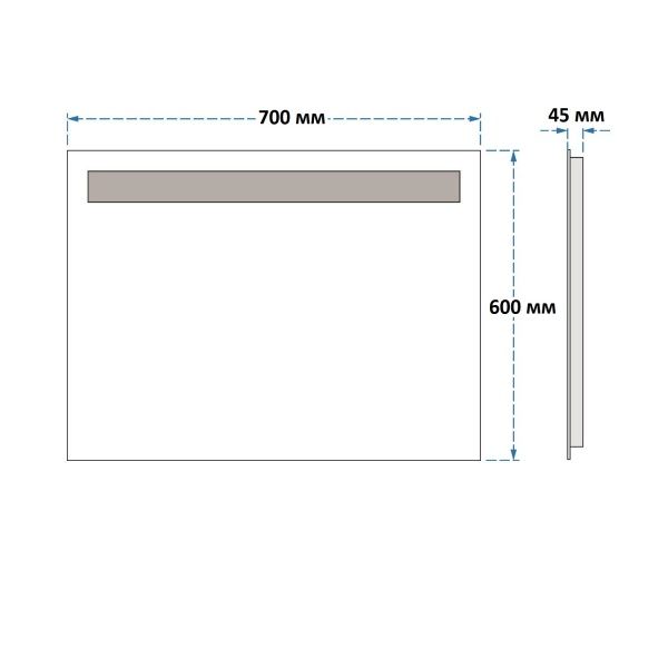 Зеркало Зеркало SLD 11 eco 700*600 