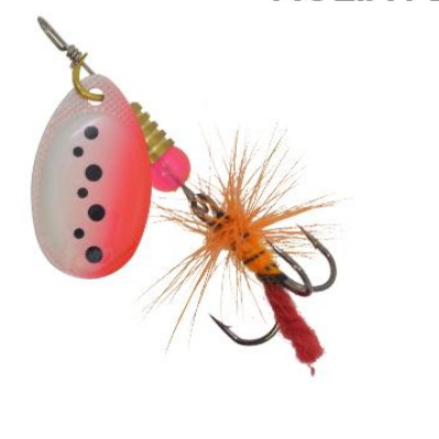 Блесна-вертушка Fishing ROI 6 г Aglia Fly 038 fluo pink