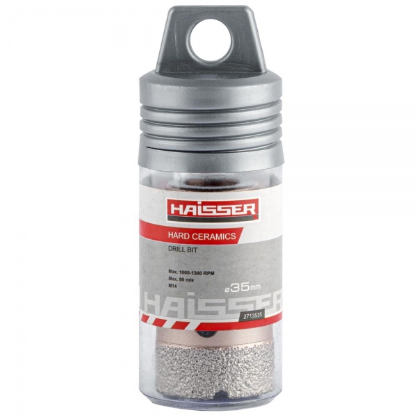 Сверло алмазное Haisser Hard Ceramics для КШМ М14 35мм 1 шт. 108346