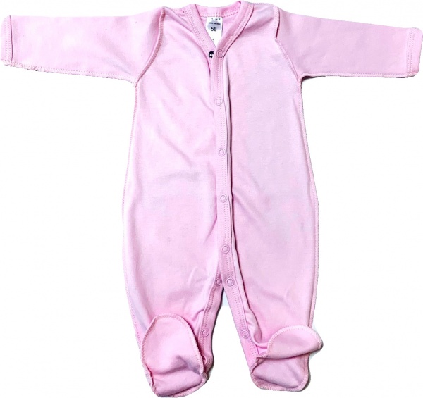 Комбинезон для девочек для девочки Bambinelli 4800000365026 р.56 розовый светлый Кмб300-3 