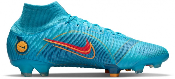 Бутсы Nike SUPERFLY 8 ELITE FG DJ2839-484 р.US 10,5 голубой