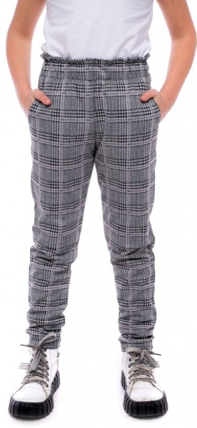 Брюки школьные Vidoli G-22157W р.122 серый 