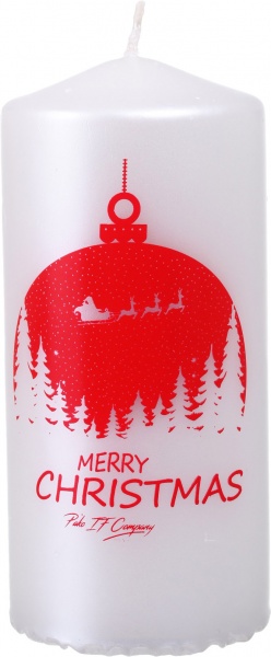 Свеча декоративная 60х130 елочное украшение Pako-If