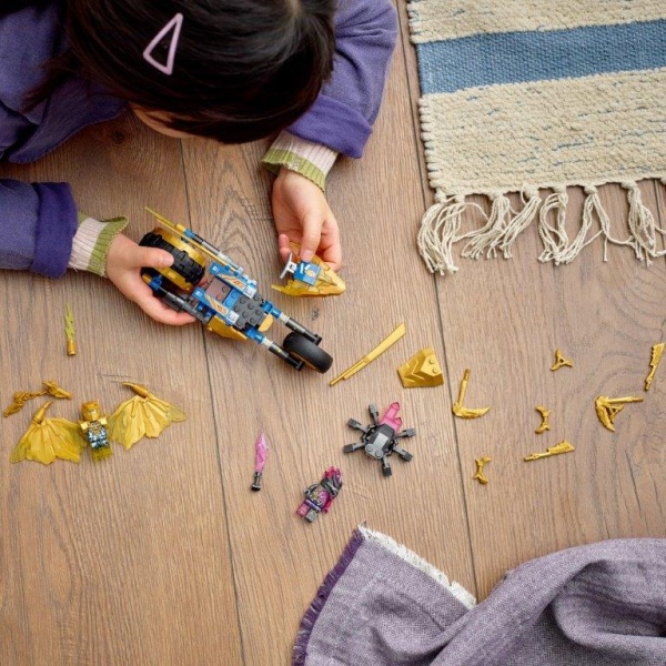 Конструктор LEGO NINJAGO мотоцикл золотого дракона джея 71768