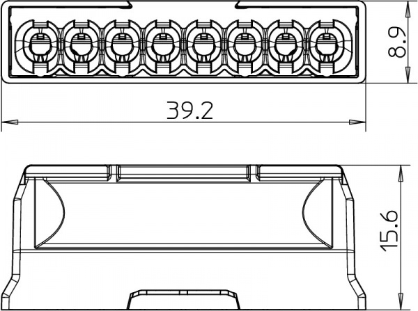 Клема швидкого монтажу OBO Bettermann 5 шт. сірий 2054523 