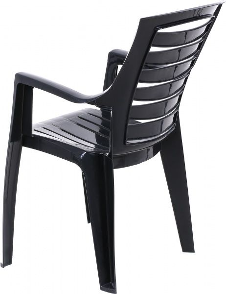 Стул пластиковый Алеана Рекс 87,5x62,5x56 см антрацит 