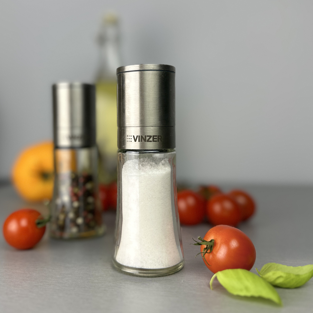 Мельница для соли и перца Vinzer 70 мл 50592