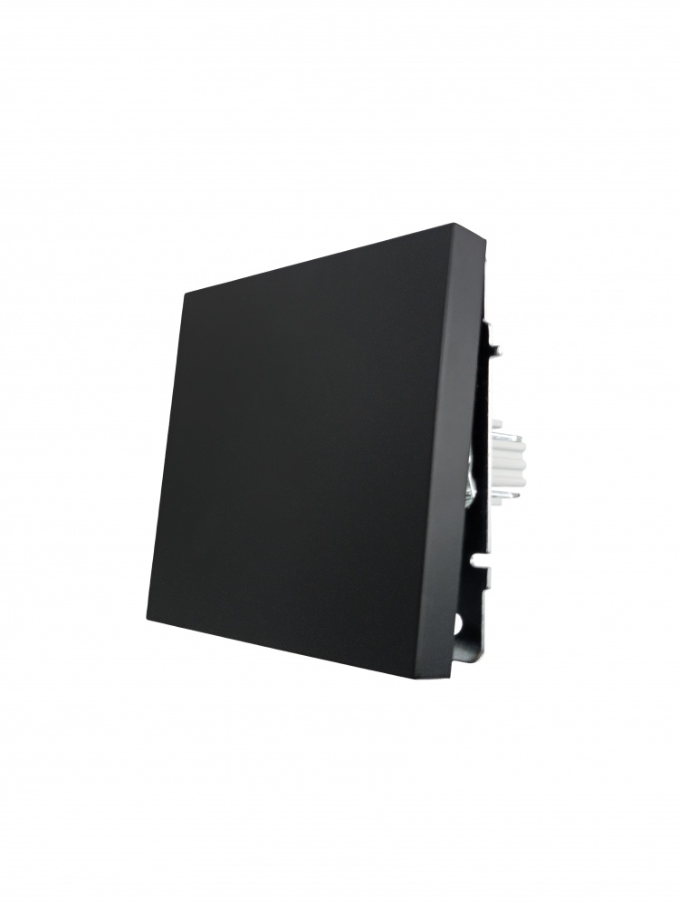 Механизм выключателя одноклавишный HausMark Juna без подсветки черный матовый 7041-1788U2-100QC