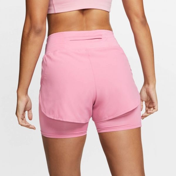 Шорти Nike W NK ECLIPSE 2IN1 SHORT AQ5420-601 р. S рожевий