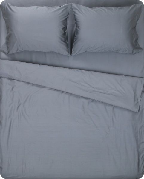 Комплект постельного белья Mono green D двухспальный зеленый La Nuit 