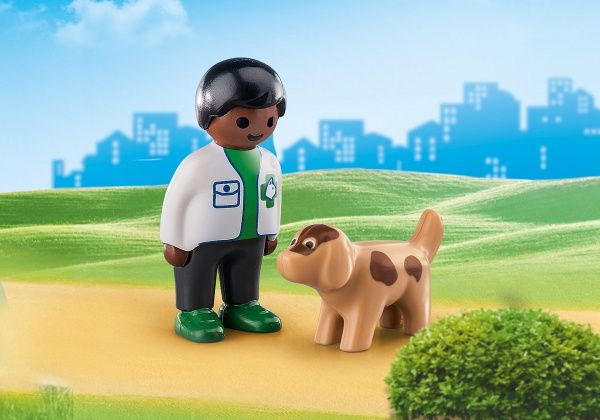 Конструктор Playmobil Ветеринар з собакой 70407