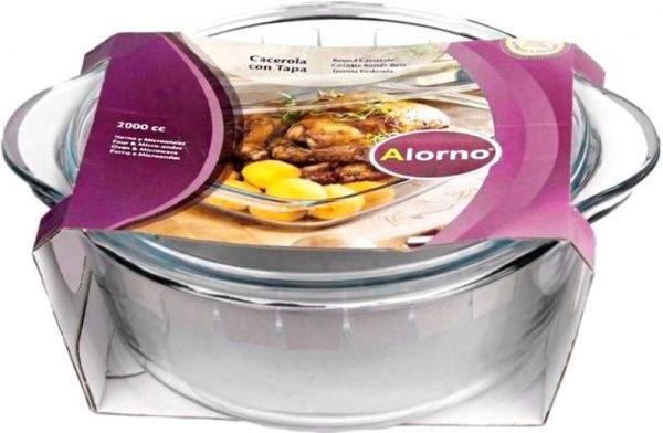 Каструля скляна 2 л 3-159003 Alorno Cegeco