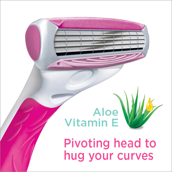 Станок для бритья WILKINSON SWORD Quattro for Woman 1+1 2 шт.