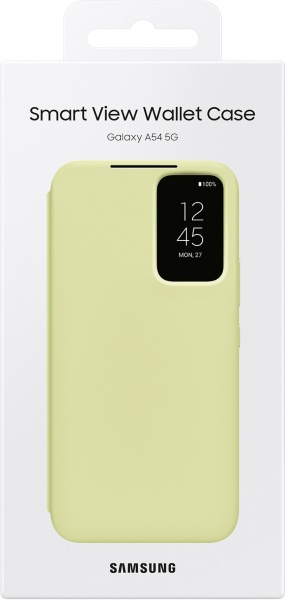 Чохол-книжка Samsung Smart View Wallet Case Lime для A54 (EF-ZA546CGEGRU)