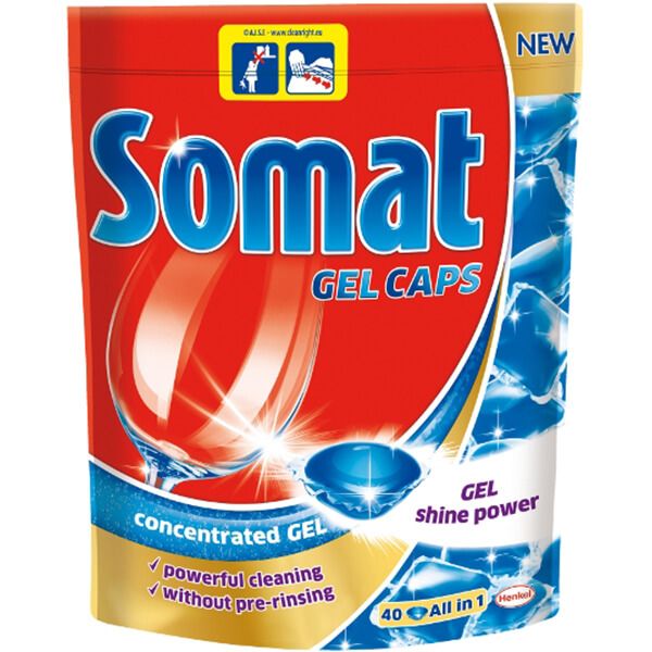 Средство для посудомоечных машин Somat Multi Gel Tabs 40 шт