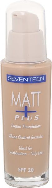 Тональний крем Seventeen Matt Plus Shine Control Foundation №03 30 мл