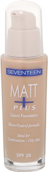 Тональный крем Seventeen Matt Plus Shine Control Foundation №03 30 мл